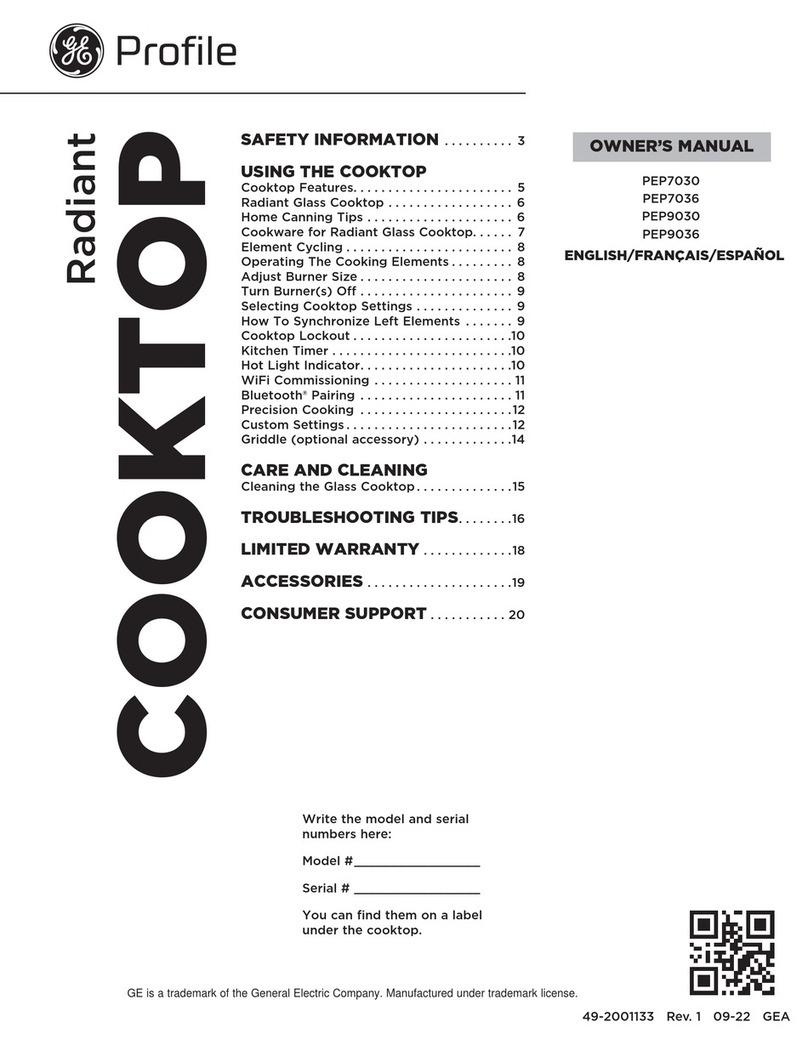 GE PEP7030 User manual