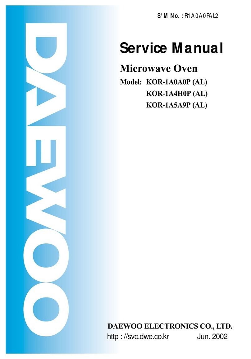 Daewoo KOR-1A0A0P User manual