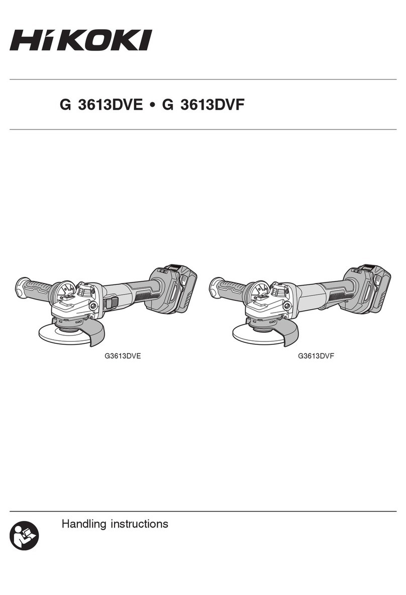 HIKOKI G 3613DVE User manual