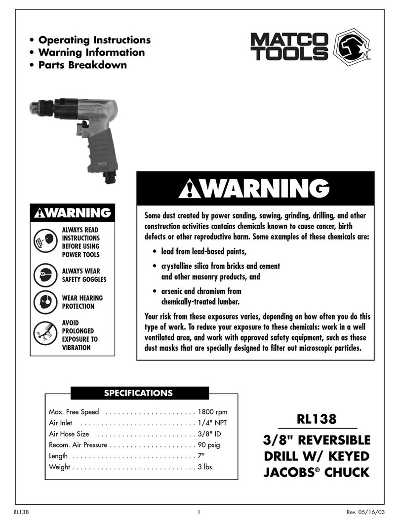 Matco Tools RL138 operating instructions