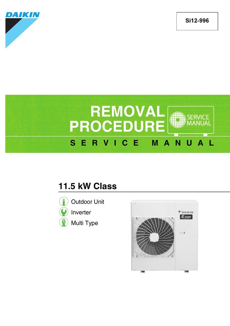 Daikin 4MXS115HV2C User manual Daikin 4MXS115HV2C User manual