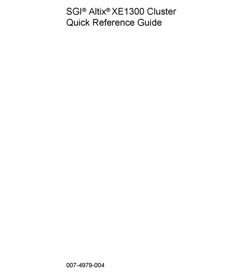 Silicon Graphics Altix XE1300 Quick reference guide
