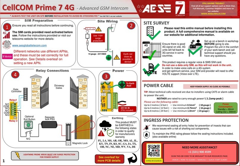 AES global CellCOM Prime 7 4G User manual