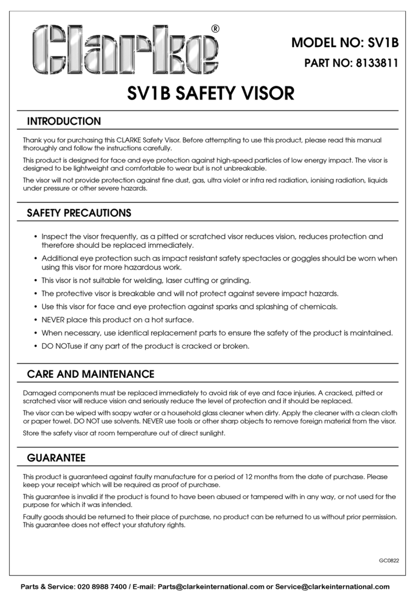 Clarke SV1B quick start guide