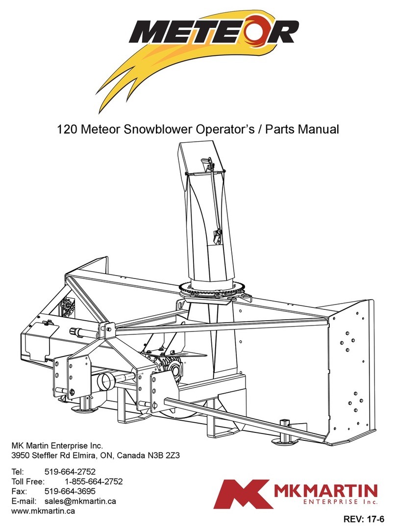 MK Martin Meteor 120 Operator's manual