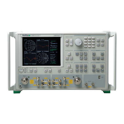 Anritsu Lightning 37 E Series Maintenance manual