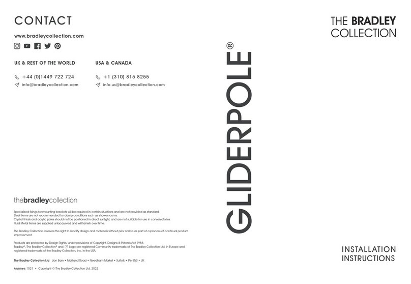 The Bradley Collection GLIDERPOLE User manual