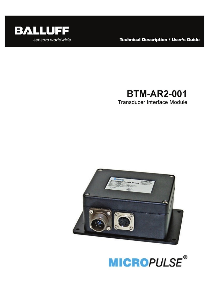Balluff MICROPULSE BTM-AR2-001 user guide