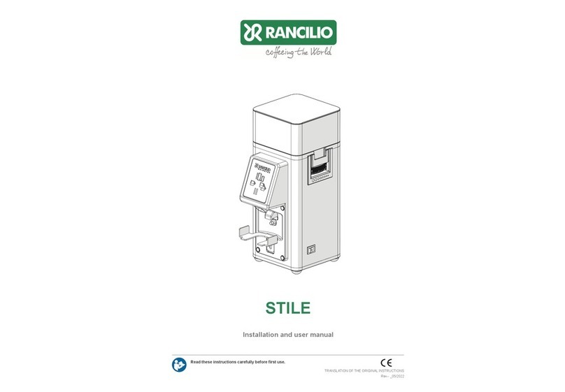 Rancilio STILE User manual