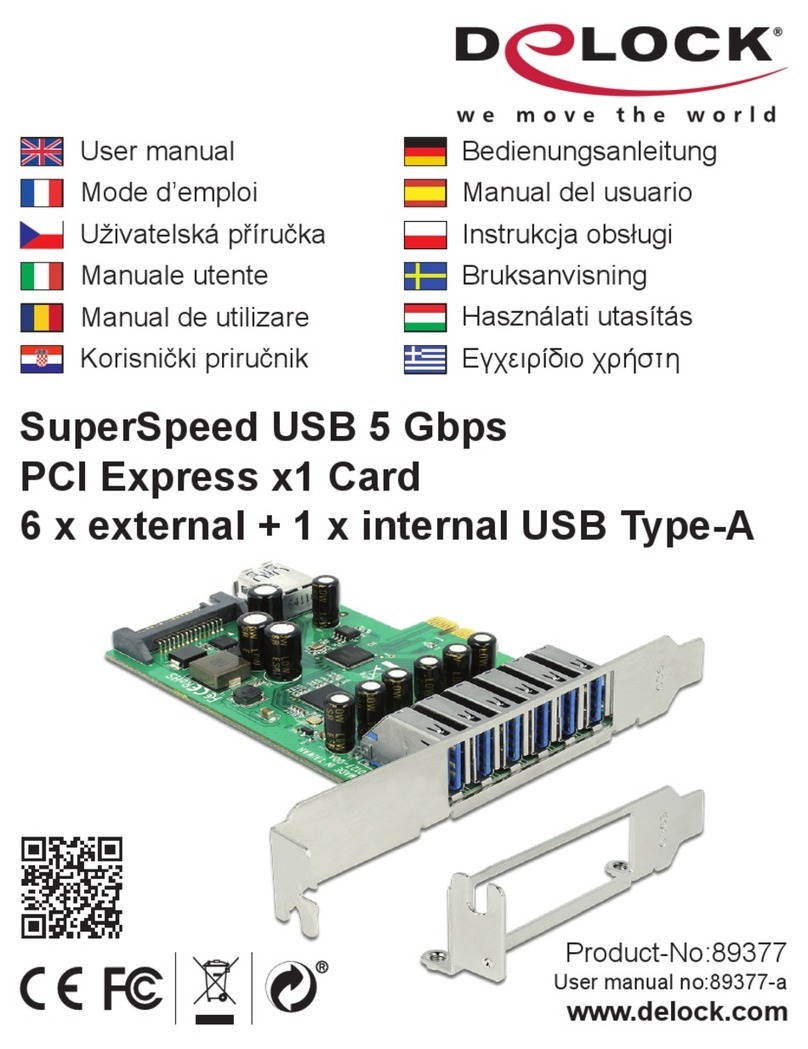 DeLOCK 89377 user manual