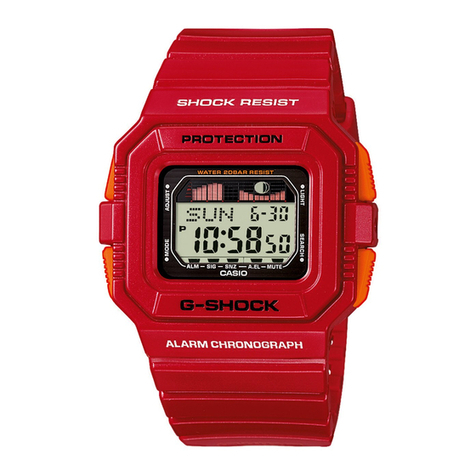 Casio G-Shock G-Lide GLX-5600C-1 User manual