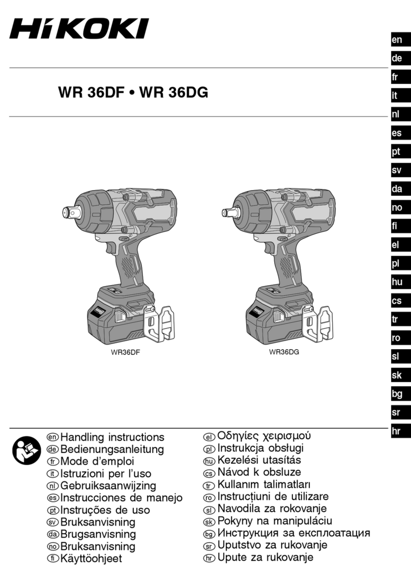 HIKOKI WR36DF User manual HIKOKI WR36DF User manual