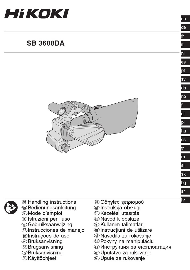 HIKOKI SB3608DA User manual