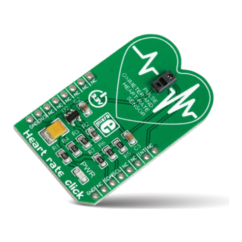 mikroElektronika click boards Heart rate click User manual