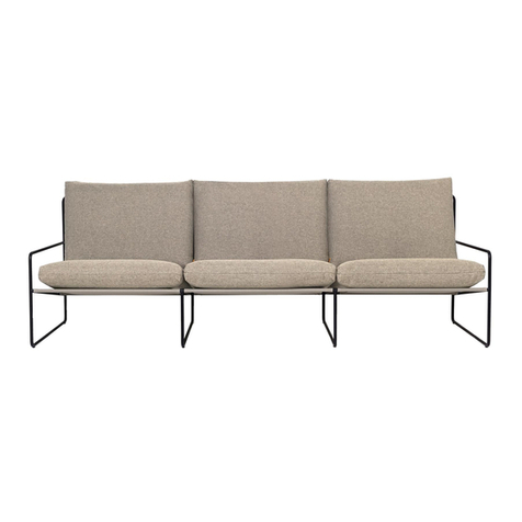 ferm living Desert Sofa User manual ferm living Desert Sofa User manual