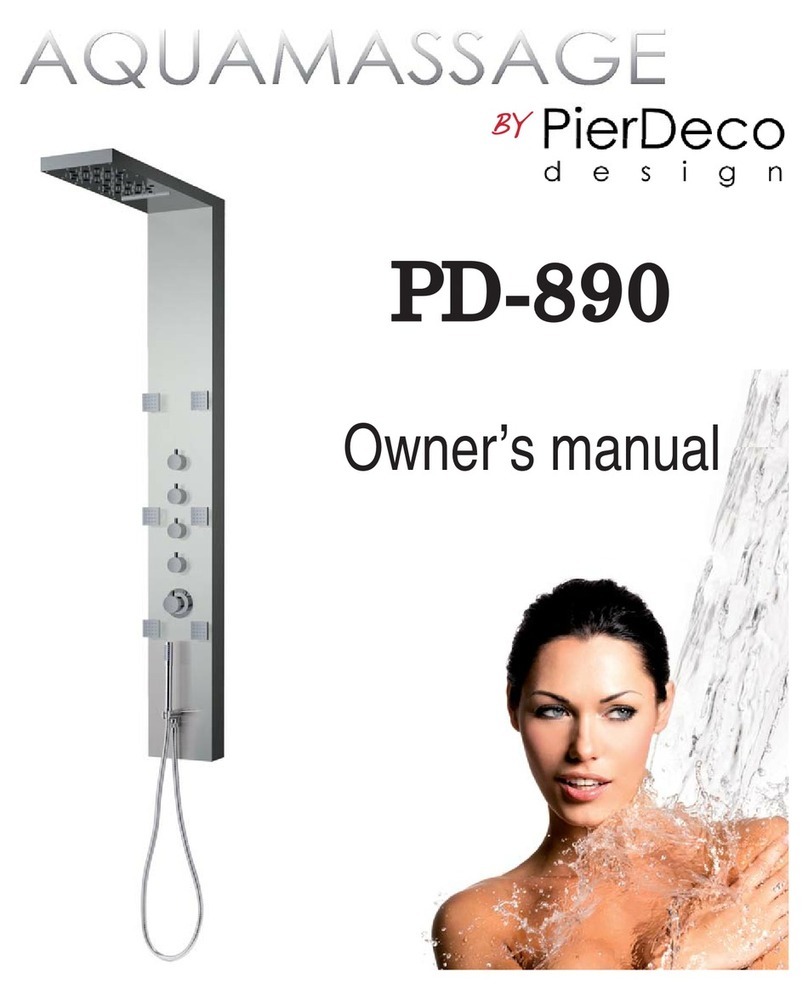 PierDeco Aquamassage PD-890 owner's manual