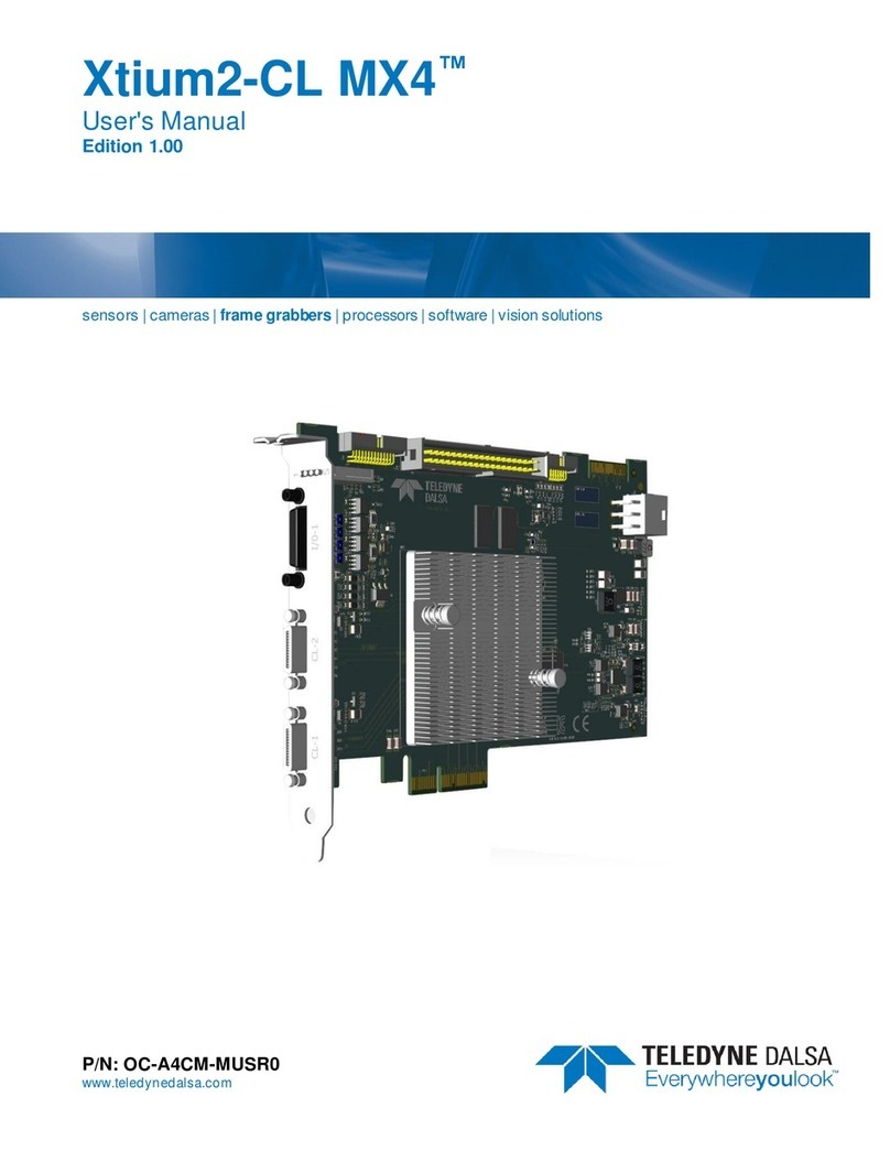 Dalsa Everywhereyoulook Xtium2-CL MX4 User manual