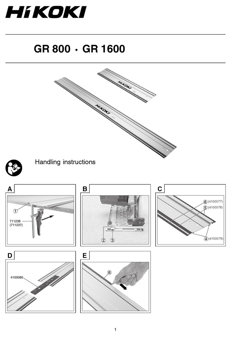 HIKOKI GR 800 Handling instructions