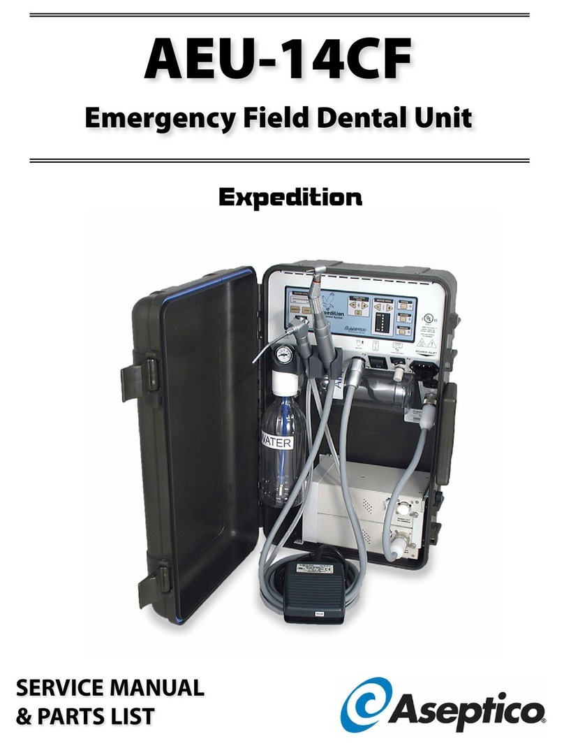 Aseptico AEU-14CF Troubleshooting guide