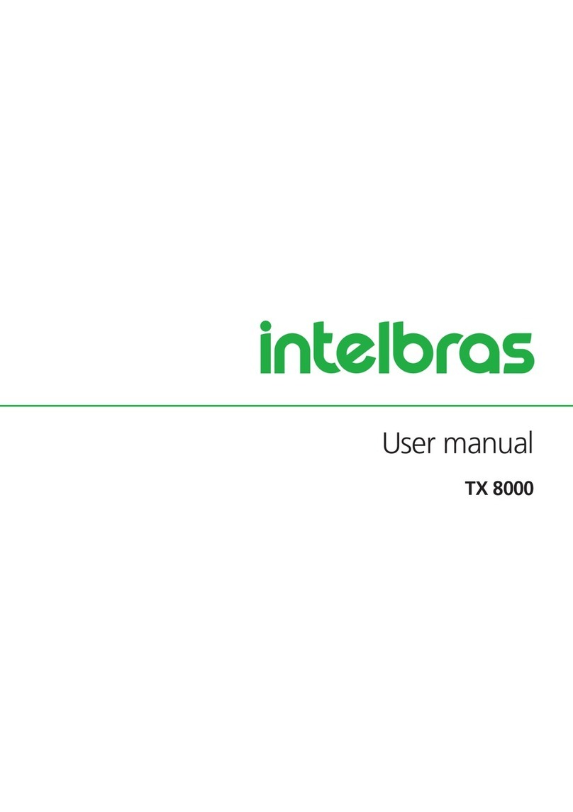Intelbras TX 8000 user manual