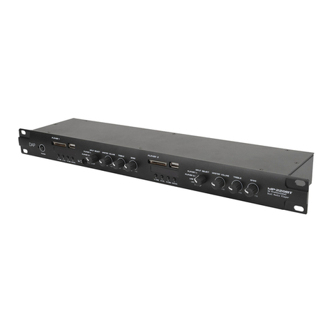 DAPAudio MP-220BT User manual