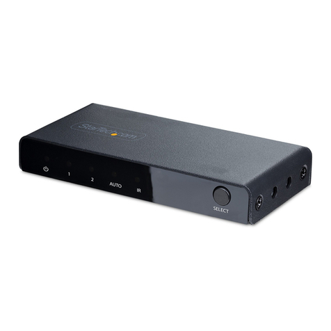 StarTech.com 2PORT-HDMI-SWITCH-8K User manual