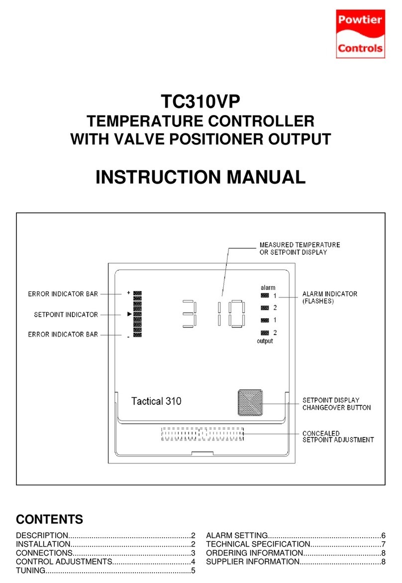 Powtier Controls Tactical 310 User manual