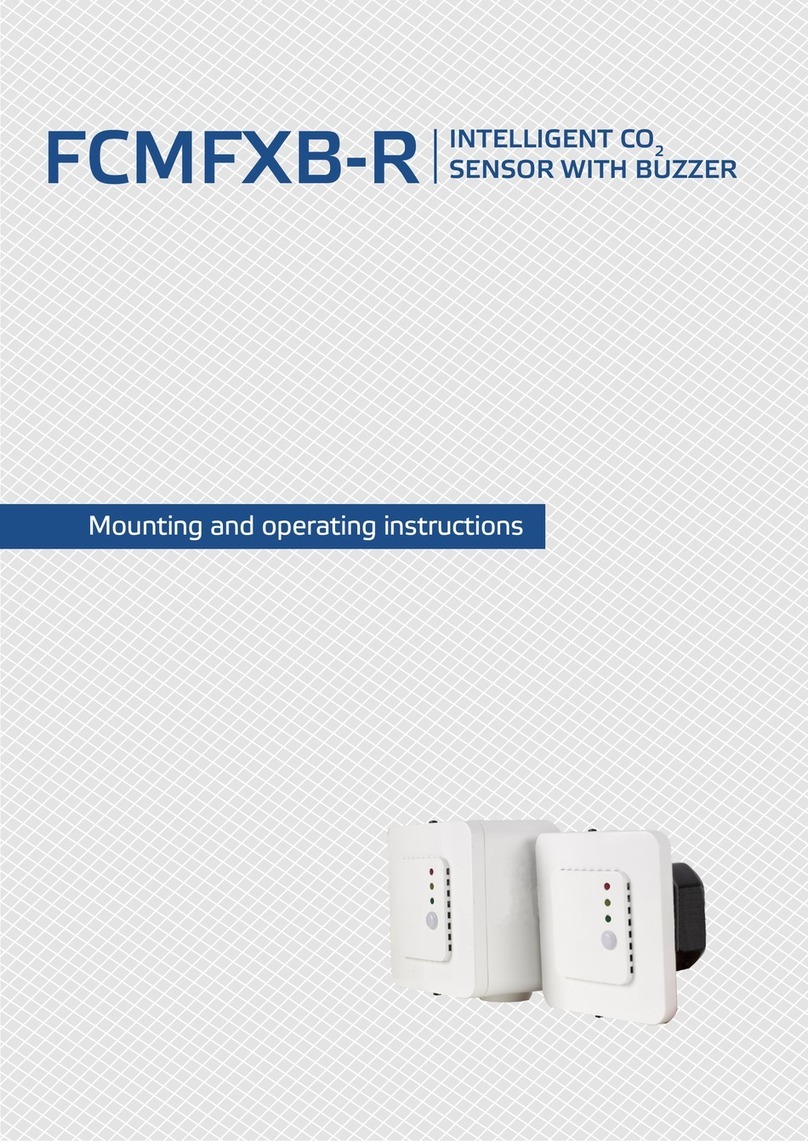 Sentera Controls FCMFFB-R Mounting and operating instructions