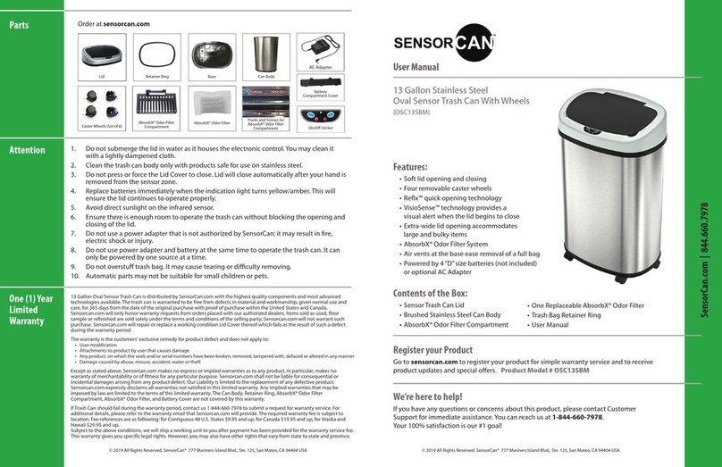 SensorCan OSC13SBM user manual