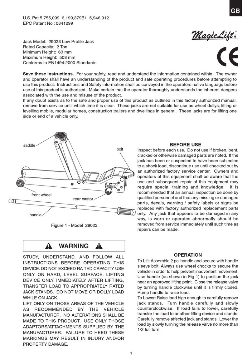 Intec MagicLift 29023 manual