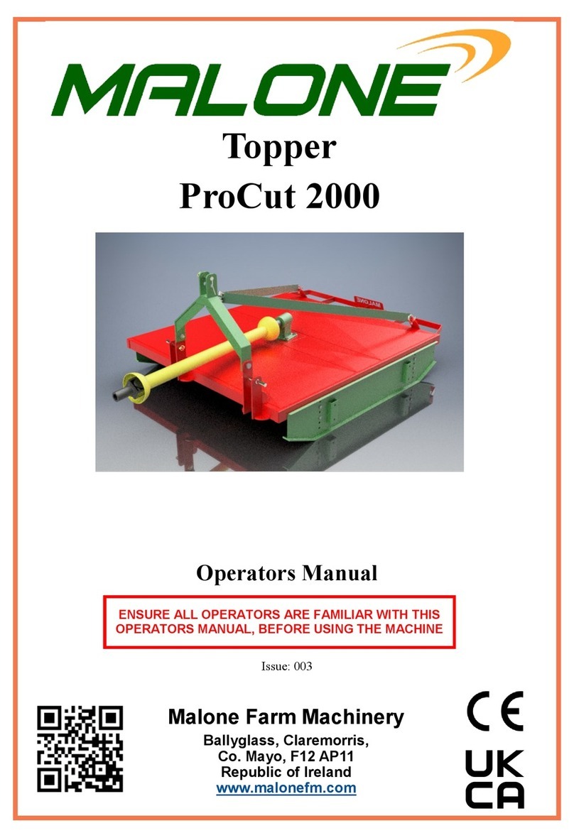Malone ProCut 2000 Operator's manual Malone ProCut 2000 Operator's manual