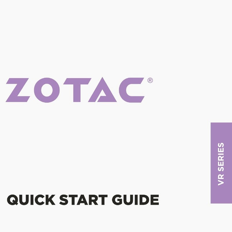 Zotac VR Series quick start guide