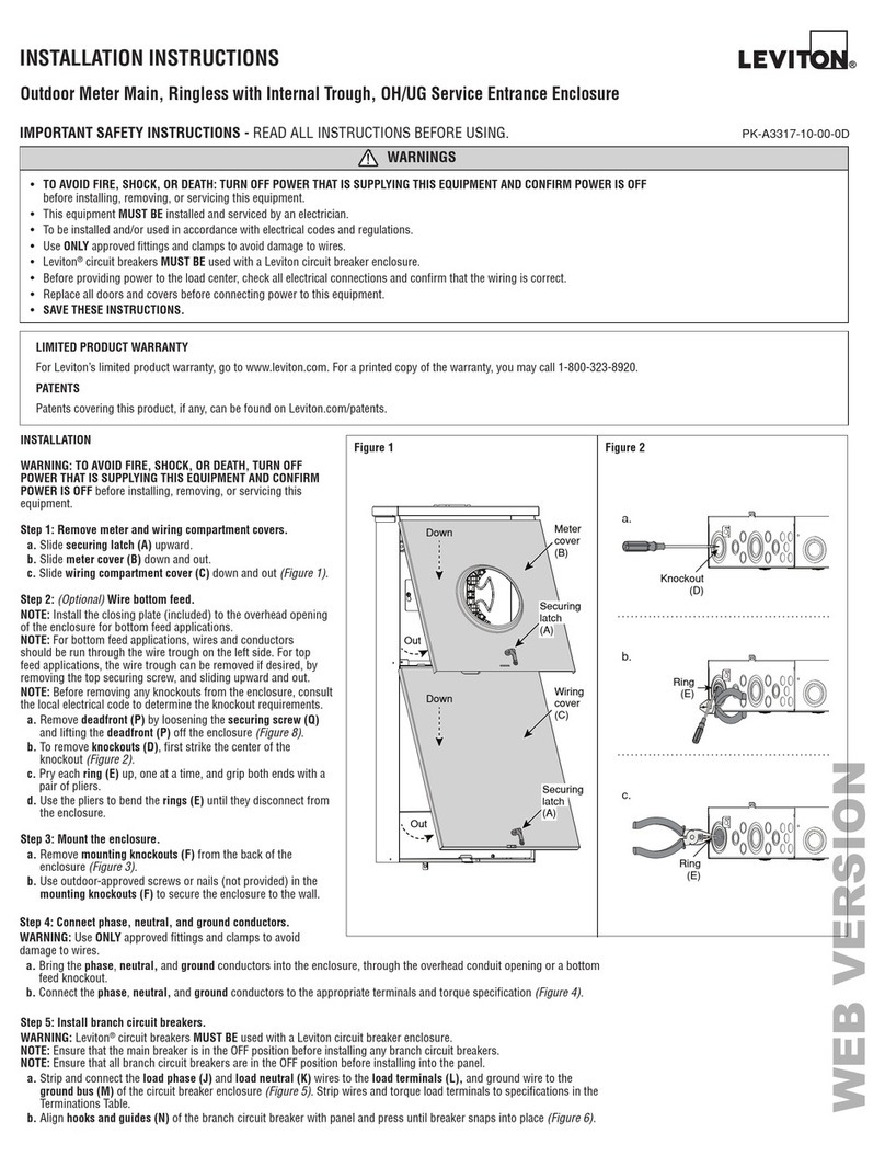 Leviton LP8 Series User manual Leviton LP8 Series User manual