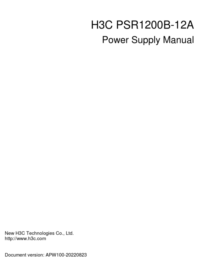 H3C PSR1200B-12A manual