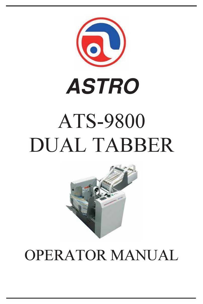 ASTRO ATS-9800 Operator's manual