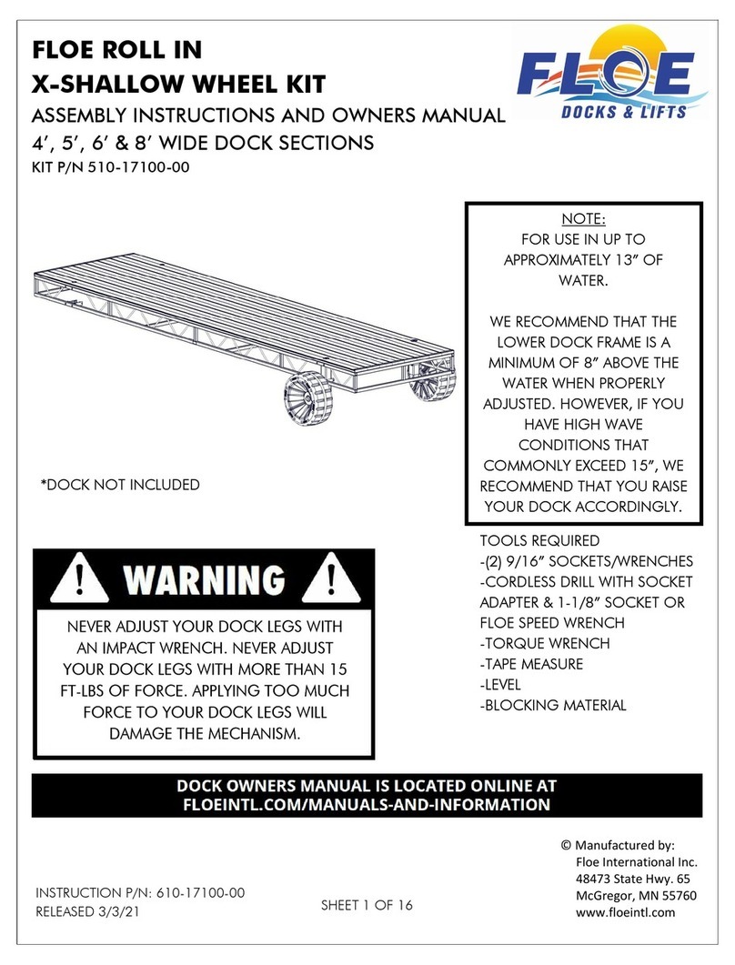 Floe X-SHALLOW 510-17100-00 Quick start guide