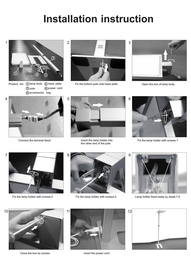 Pierlite NLBMAFR4040-FBD Installation instruction