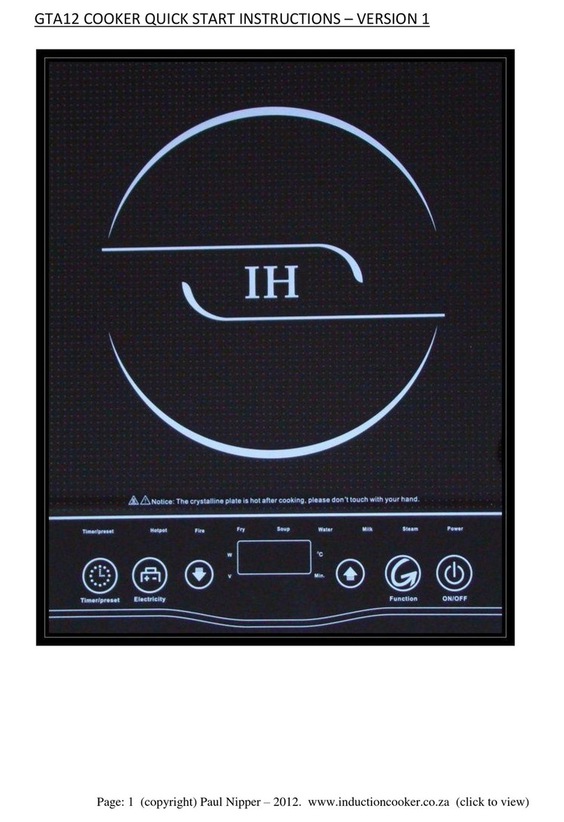 IH GTA12 Quick start instructions IH GTA12 Quick start instructions