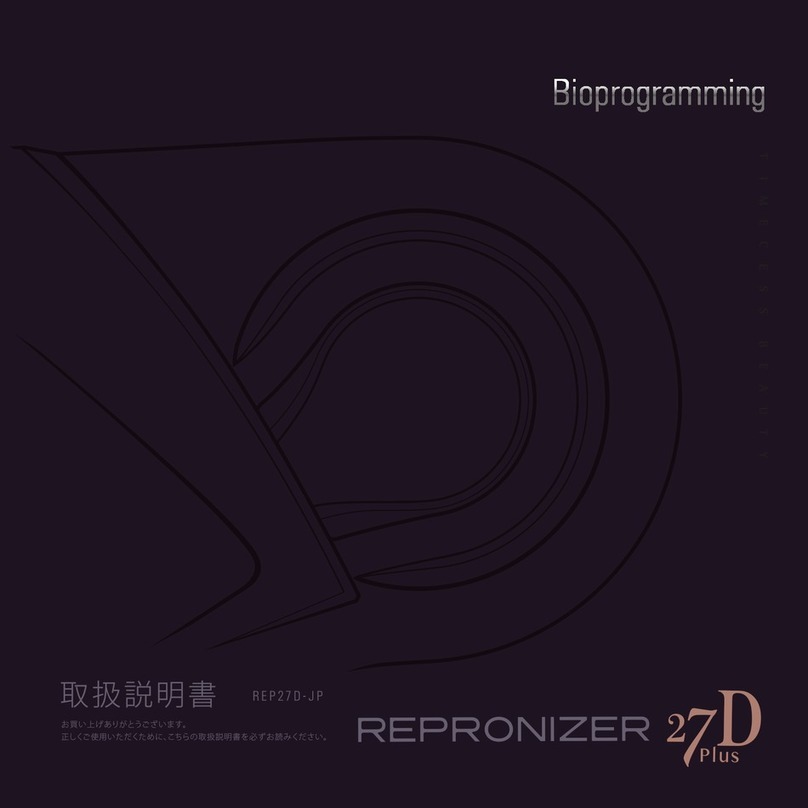 Bioprogramming REPRONIXER 27D Plus User manual