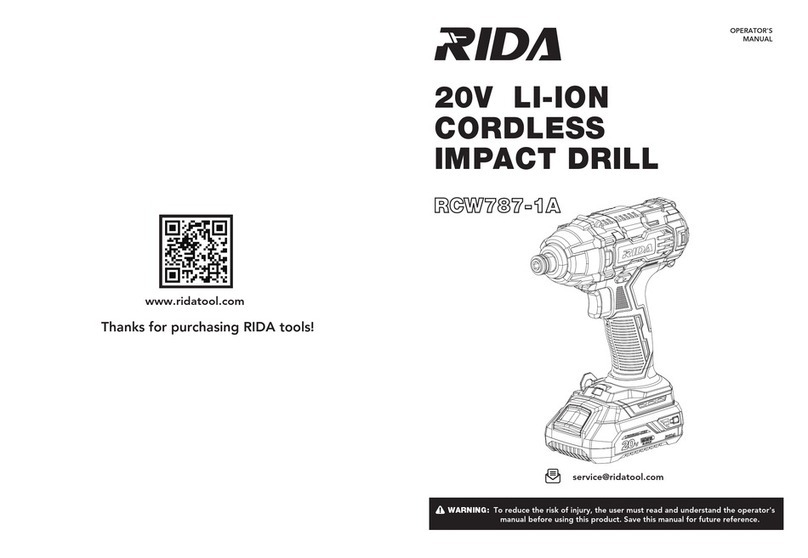 RIDA RCW787-1A manual