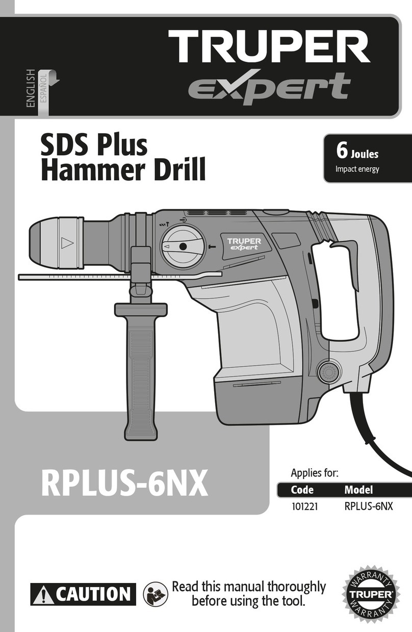Truper Expert SDS Plus manual