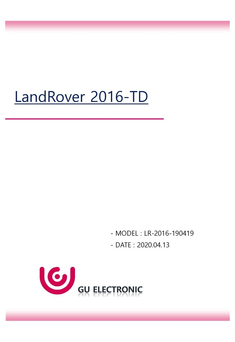 GU Electronic LandRover 2016-TD manual