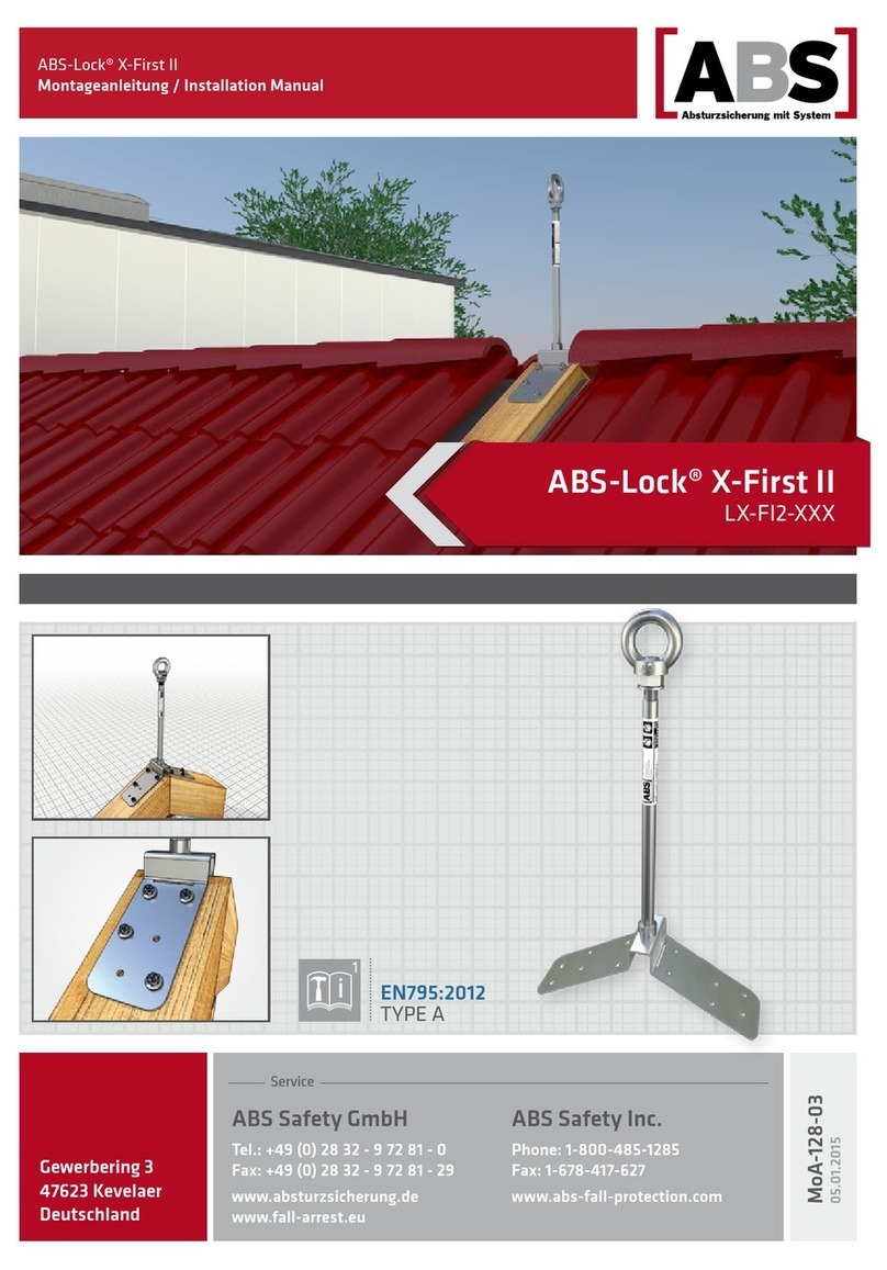 ABS Lock X-First II LX-FI2 Series User manual