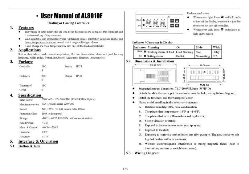 Kerda AL8010F User manual