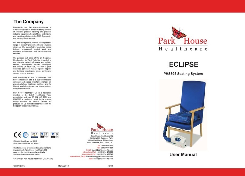 Park House Healthcare ECLIPSE PHS395 user manual
