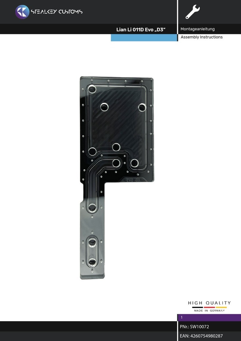 Stealkey Customs Lian Li 011D Evo D3 Assembly instructions