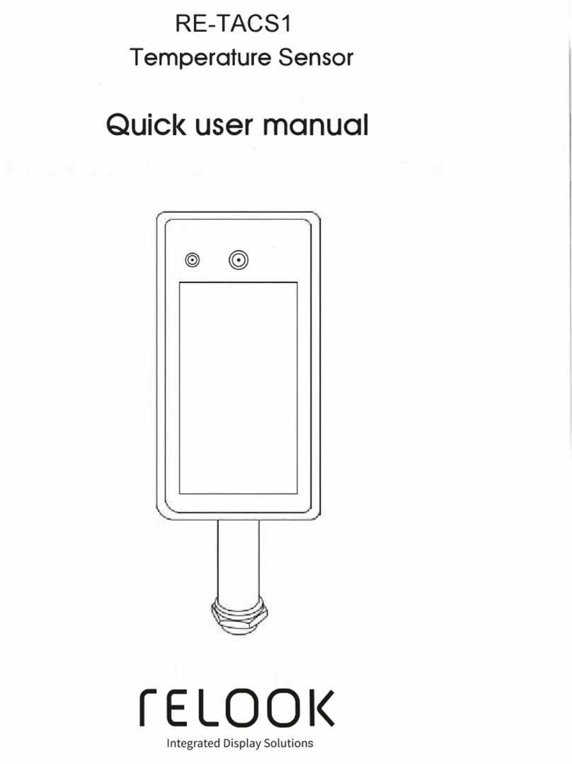 RELOOK RE-TACS1 Quick user manual RELOOK RE-TACS1 Quick user manual