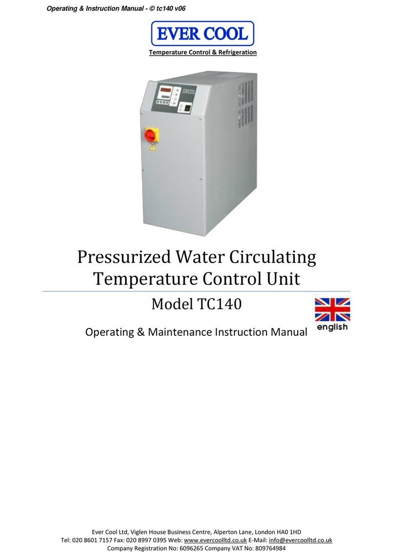 Ever Cool TC140 Operating & maintenance instruction manual