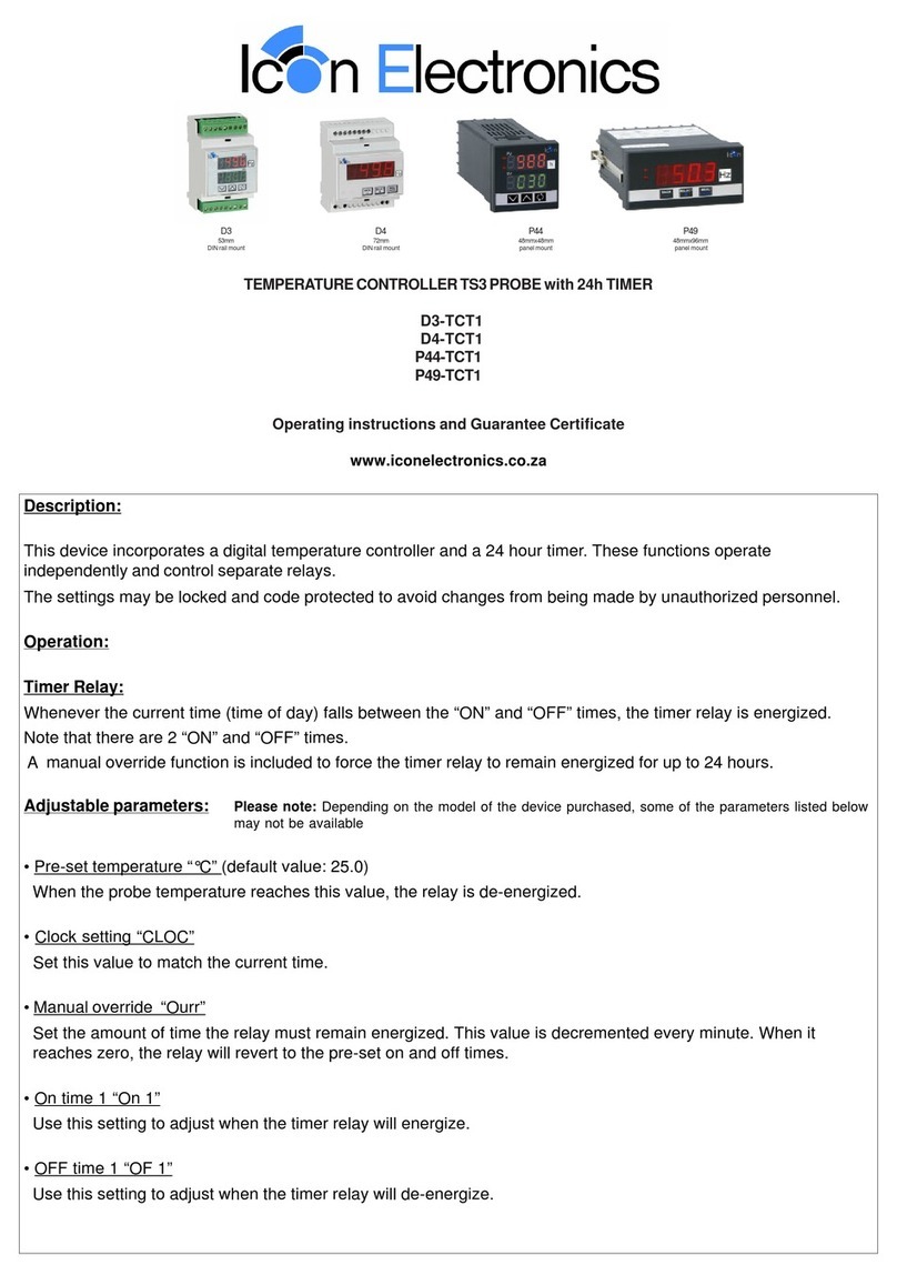 Icon Electronics D3-TCT1 User manual