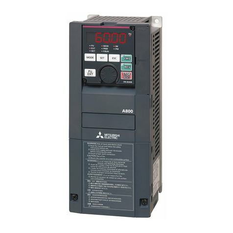 Mitsubishi Electric A800 User manual